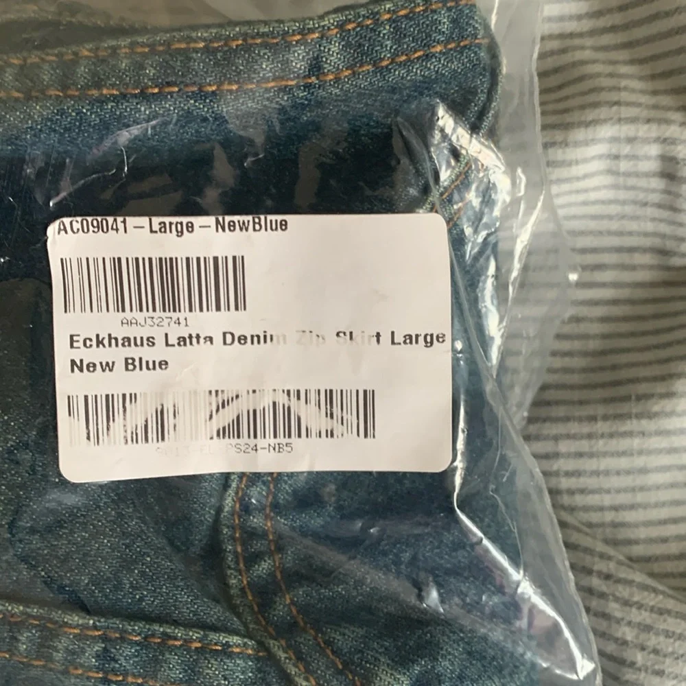 Eckhaus latta denim midi skirt - Picture 6 of 8